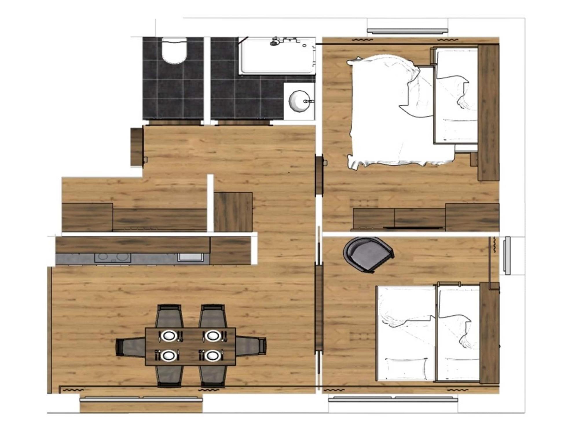 Large Apartment In Sankt Georgen With Balcony Fürstau Eksteriør billede